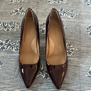 Banana Republic Burgundy patent leather heels